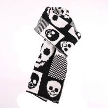 Lady Fashion Skull Pattern bufanda de punto bufanda de invierno (SK113)